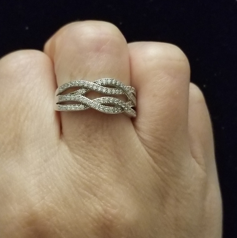 Sterling silver ring - Picture 2 of 7